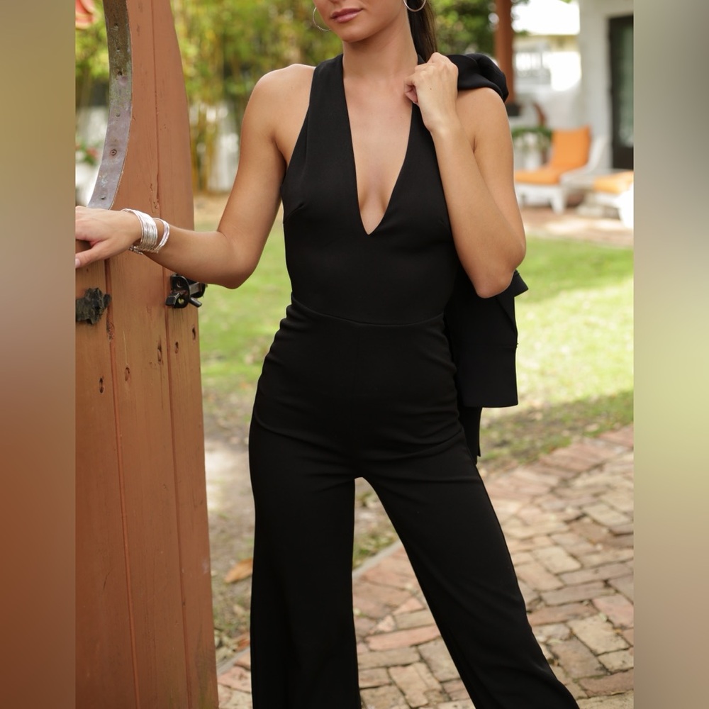 Lulus Black Backless Bodysuit